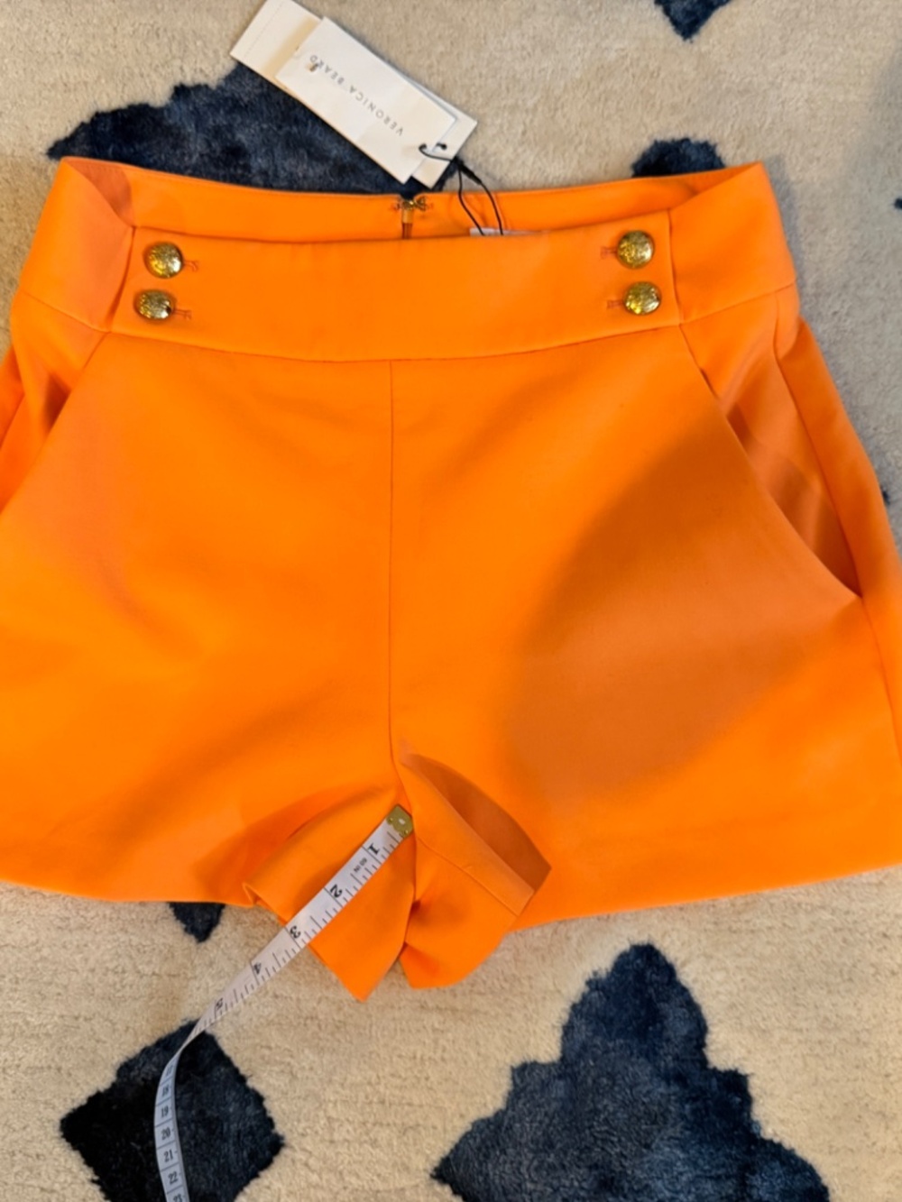 NWT Veronica Beard High-Waisted Kimm Sailor Short Extremely Rare Find! - Picture 10 of 11